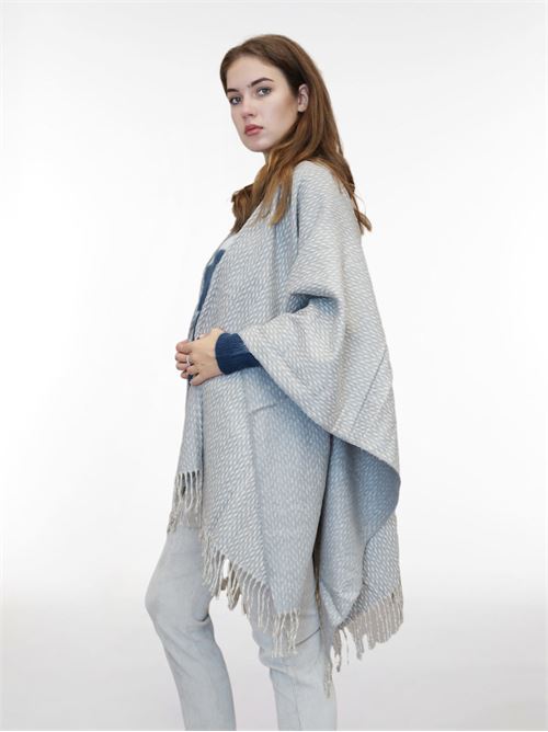 Fringed poncho IBLUES | 2377360136200003