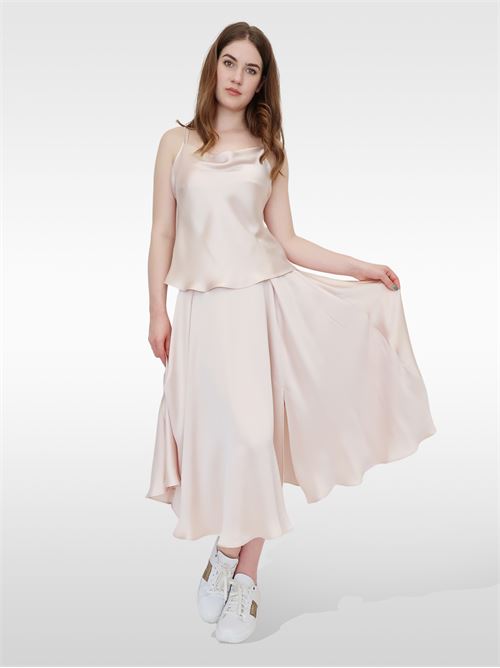 Satin calf-lenght skirt MARELLA | 2331010232200002