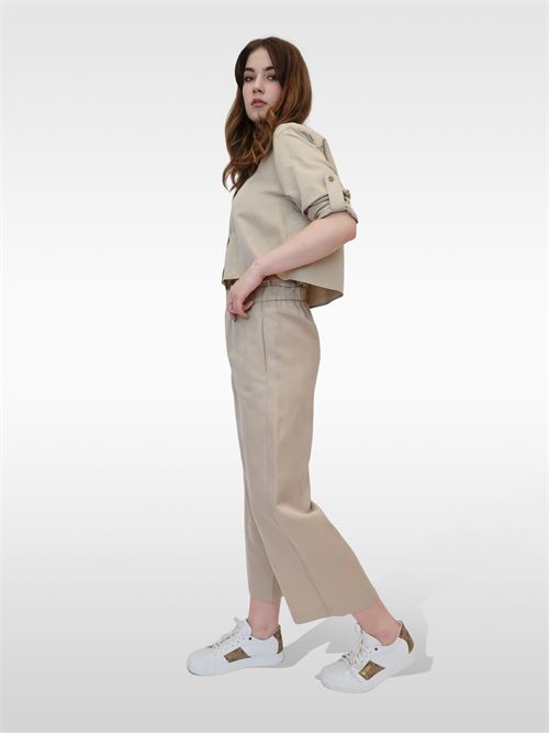 Fluid linen-blend trousers MARELLA | 2331312432200001