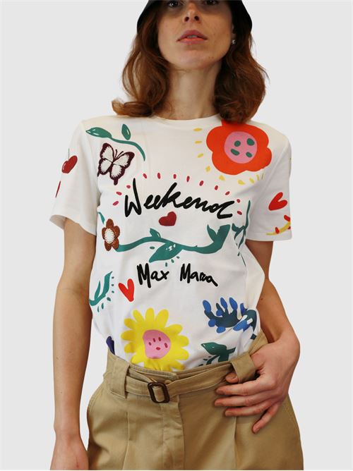 Printed jersey t-shirt MAXMARA WEEKEND | 2415971061600006